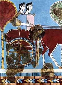 Tiryns_chariot_fresco